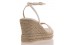 Sante off white πλατφόρμα με λουράκια 23-143 Πλατφόρμες